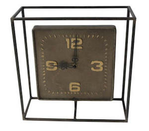 Homewares: Industrial Mantle Clock