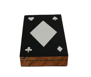 Homewares: Resin Double Card Box