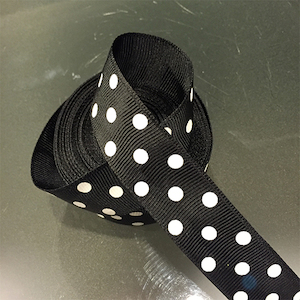 Products: Black Polka Dot Bag Bow-holder