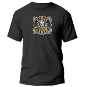 Sporting club or association - community sport: Black T-shirt - Kings Academy