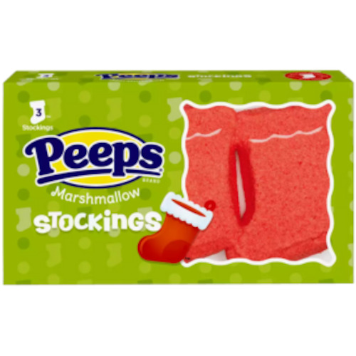 PEEPS - 3 ct Marshmallow STOCKINGS