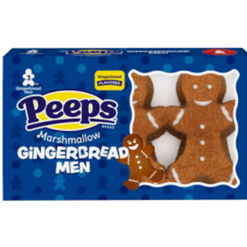 PEEPS - 3ct Gingerbread Flavoured Marshmallow GINGERBREAD MEN