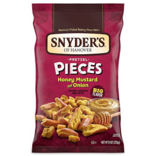 Snyders of Hanover Honey Mustard & Onion Pretzel Pieces 8ct (141g)