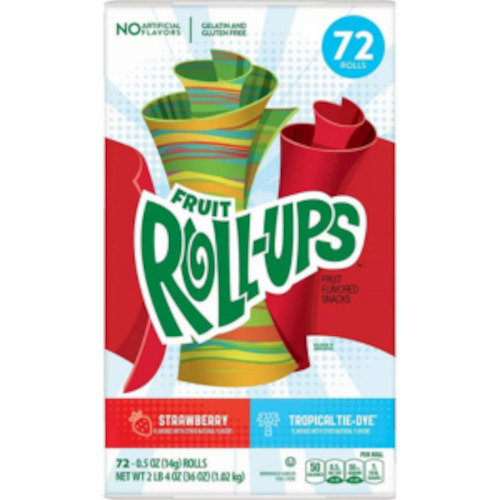 DATED  - April 24  Fruit Roll Up Variety pack 72ct