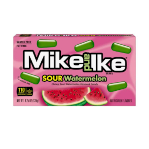 Mike & Ike SOUR WATERMELOON Thr Box