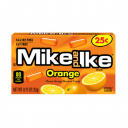 Products: MIke & Ike Orange small Theater Box