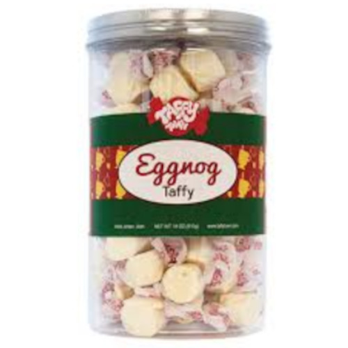 Taffy Town 18oz Cannister - EGGNOG  Taffy