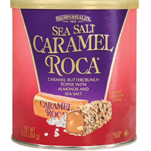 Brown & Haley Salted Caramel ROCA Buttercrunch (10oz) 284g Cannister