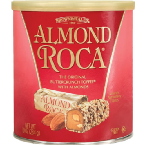 Brown & Haley Almond ROCA Buttercrunch (10oz) 284g Cannister