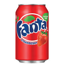 Drinks: Fanta Strawberry single