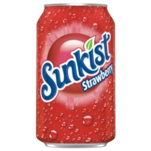 Drinks: Sunkist Strawberry 12oz SINGLE