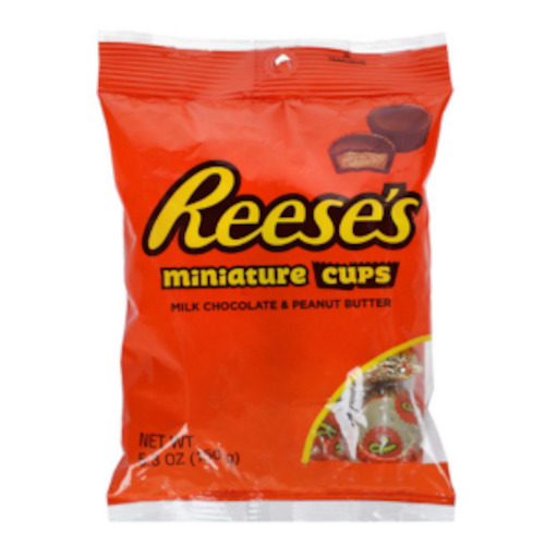 Reese's Miniature Peanut Butter Cup Bites Peg bag 150g