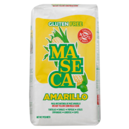 Maseca AMARILLO Instant Yellow Corn Masa Flour 907g (2lb) Dated 11 2023