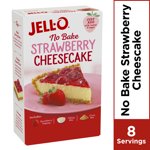 JELL-O No Bake Cheesecake Strawberry (555g)