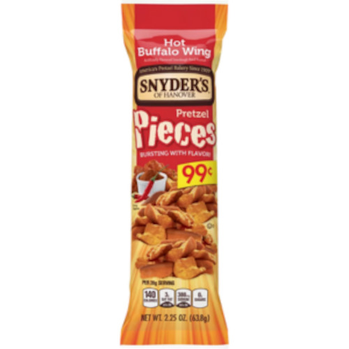 Synders HOT BUFFALO WING Pieces 2.25oz (63.8g)