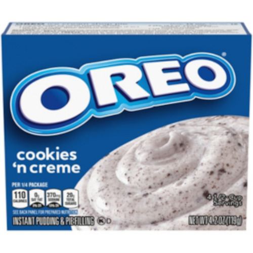 Baking: Jell-O OREO Flavoured Instant Pudding Mix 4.2oz (119g)