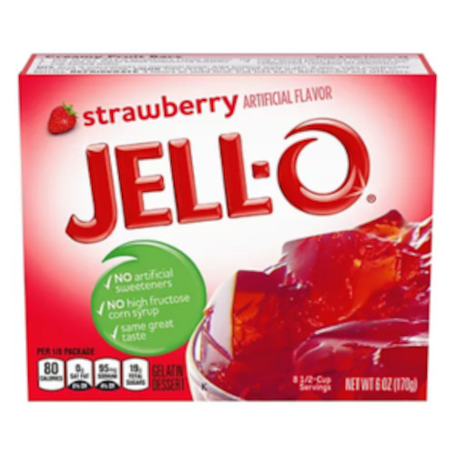 Jell-O Gelatin Mix - Strawberry 6oz (170g)