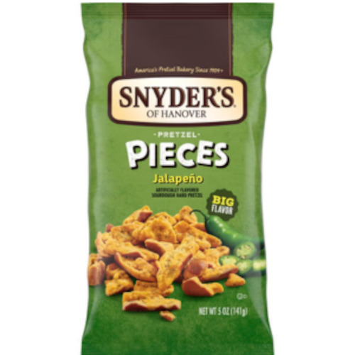 Snyders Pretzel Pieces Jalapeno 5oz (141g)