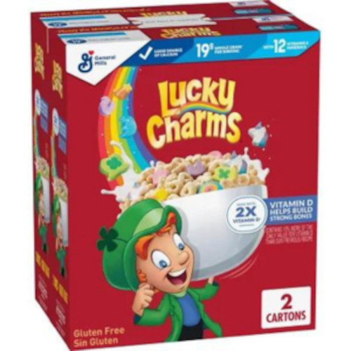 Grocery: Lucky Charms With Marshmallows 46oz (652g x 2) pk