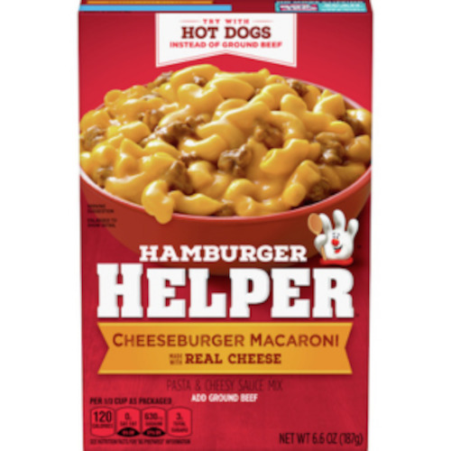 Hamburger Helper Cheeseburger Macaroni (Dated 17 April 2024) 6.6oz