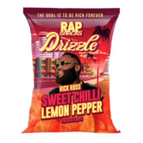 Chips: Rap Snacks - Rick Ross Sweet Chili Lemon Pepper Potato Chips 71g