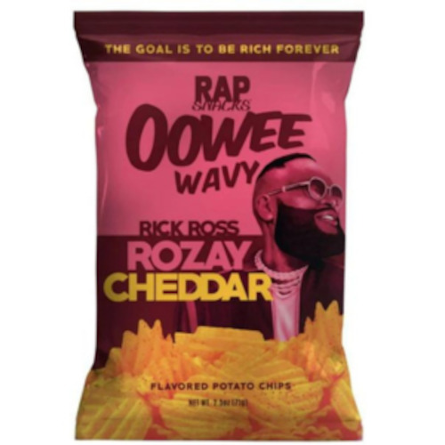 Rap Snacks - Rick Ross Rozay Cheddar Wavy Potato Chips 71g