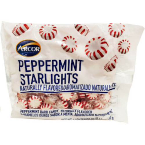 Bulk Candy: Arcor Peppermint Starlights 12oz (340g) Bag