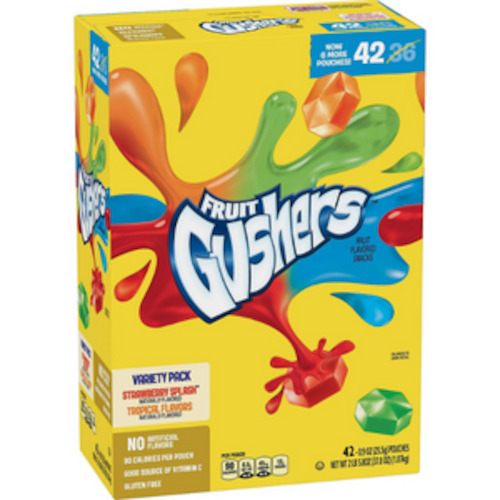 Bulk Candy: Fruit Gushers Variety Pack 42ct