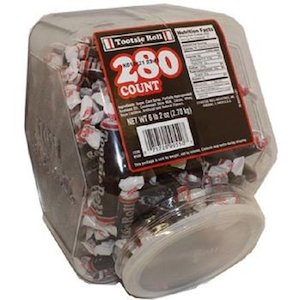 Bulk Candy: Tootsie Roll 280 Count Jar