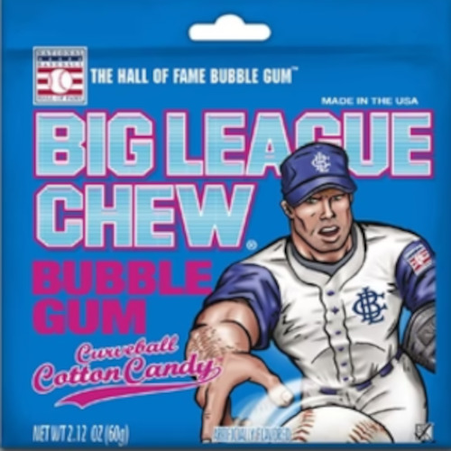 Big League Chew Curveball Cotton Candy Gum