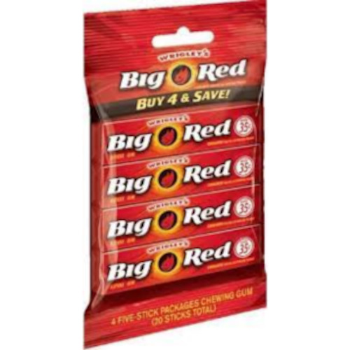 Wrigleys Gum - Big Red 4x5 stick (Dated october 23)