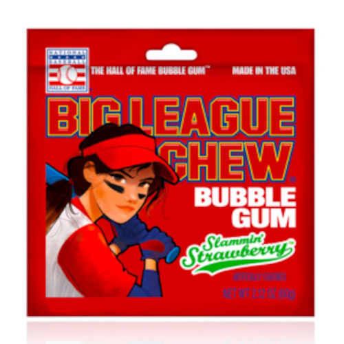 Big League Chew Slammin' Strawberry