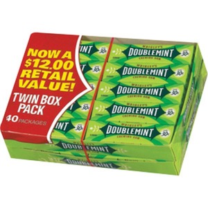 DoubleMint Gum 40pkx5 stick