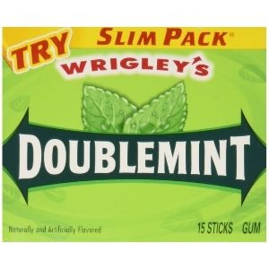 Gum Mints: Doublemint Gum Slim Pack 1ct