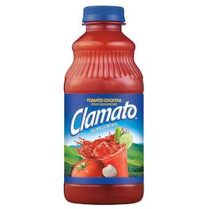 Clamato Juice (32 Fl oz) 946ml x 12ct