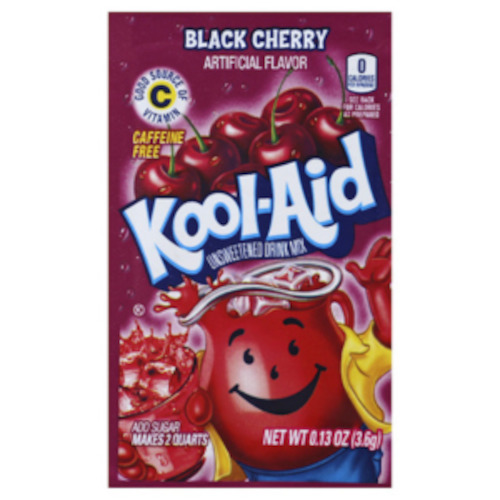 Sachet Drinks: Kool Aid Black Cherry 1ct