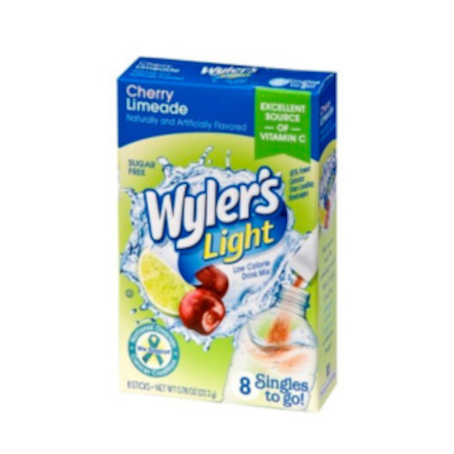 Sachet Drinks: Wylers Light Singles To Go Drink Mix CHERRY LIMEADE