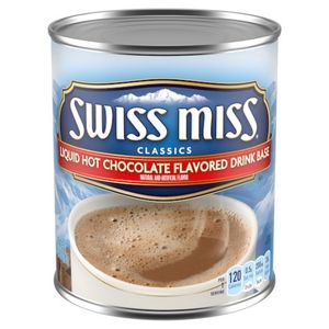 Sachet Drinks: Swiss Miss Liquid Hot Chocolate Flavoured Drink Base  35oz (992g) 26 Servings