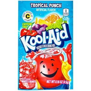 Sachet Drinks: Kool Aid 2Qrt Tropical Punch 48ct