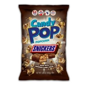 Snacks Crackers: Candy Pop Popcorn Snickers 28g