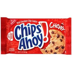 CHIPS AHOY! Chewy Chocolate Chip Cookies,  (red) 368g