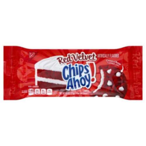 Nabisco Chips Ahoy! Red Velvet Filled Soft Cookies, (272g).