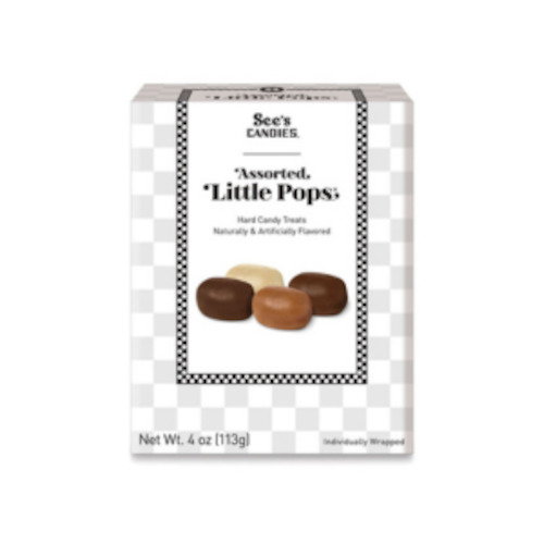 New Arrivals: See's Candies Assorted Little Pops 4oz Box