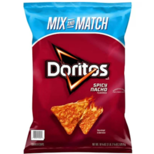 New Arrivals: American Doritos SPICY NACHO  (18.38oz) 521g Party Size Bag