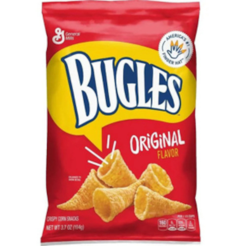 Bugles Crispy Corn Snacks, Original Flavor, 3oz (85g)