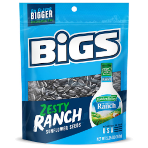 Bigs HIDDEN VALLEY RANCH Shelled Sunflower Seeds (5.35oz) 152g