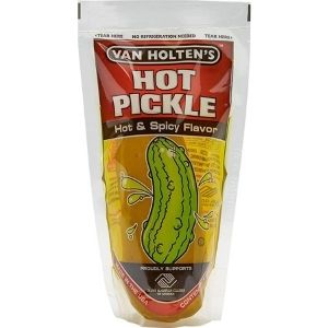 Van Holten's LARGE HOT (& Spciy) Pickle in a Pouch 12ct