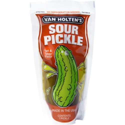 Van Holten's JUMBO SOUR Pickle Pouch 12ct