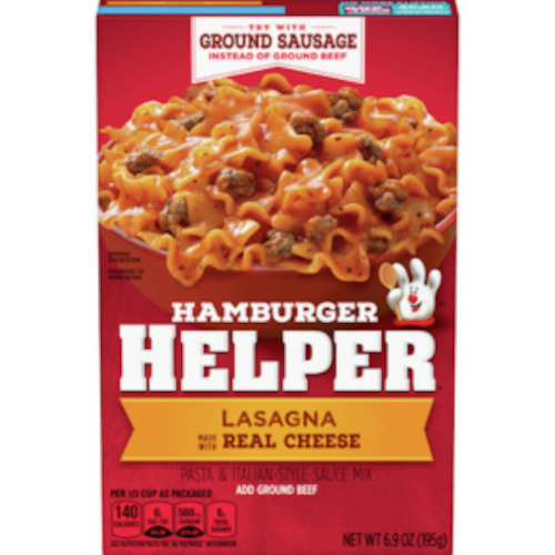 Hamburger Helper LASAGNA 6.9oz (Dated July 24)