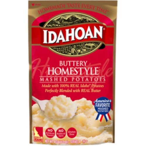 Ready Meals: Idahoah Foods Buttery Homesytle  Mashed Potatoes Family Style 226g (8oz)